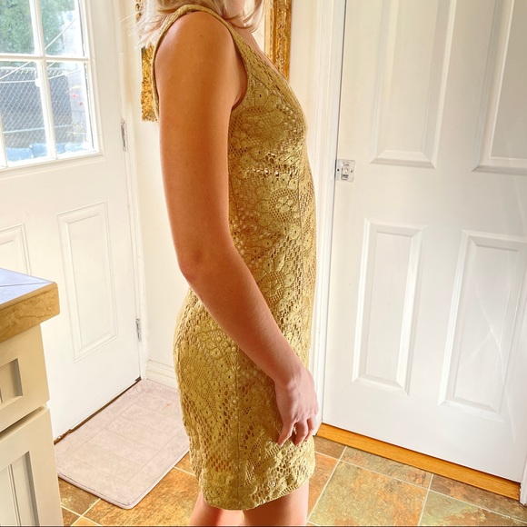 Lilly Pulitzer Gold Lace Dress - Picture 6 of 11